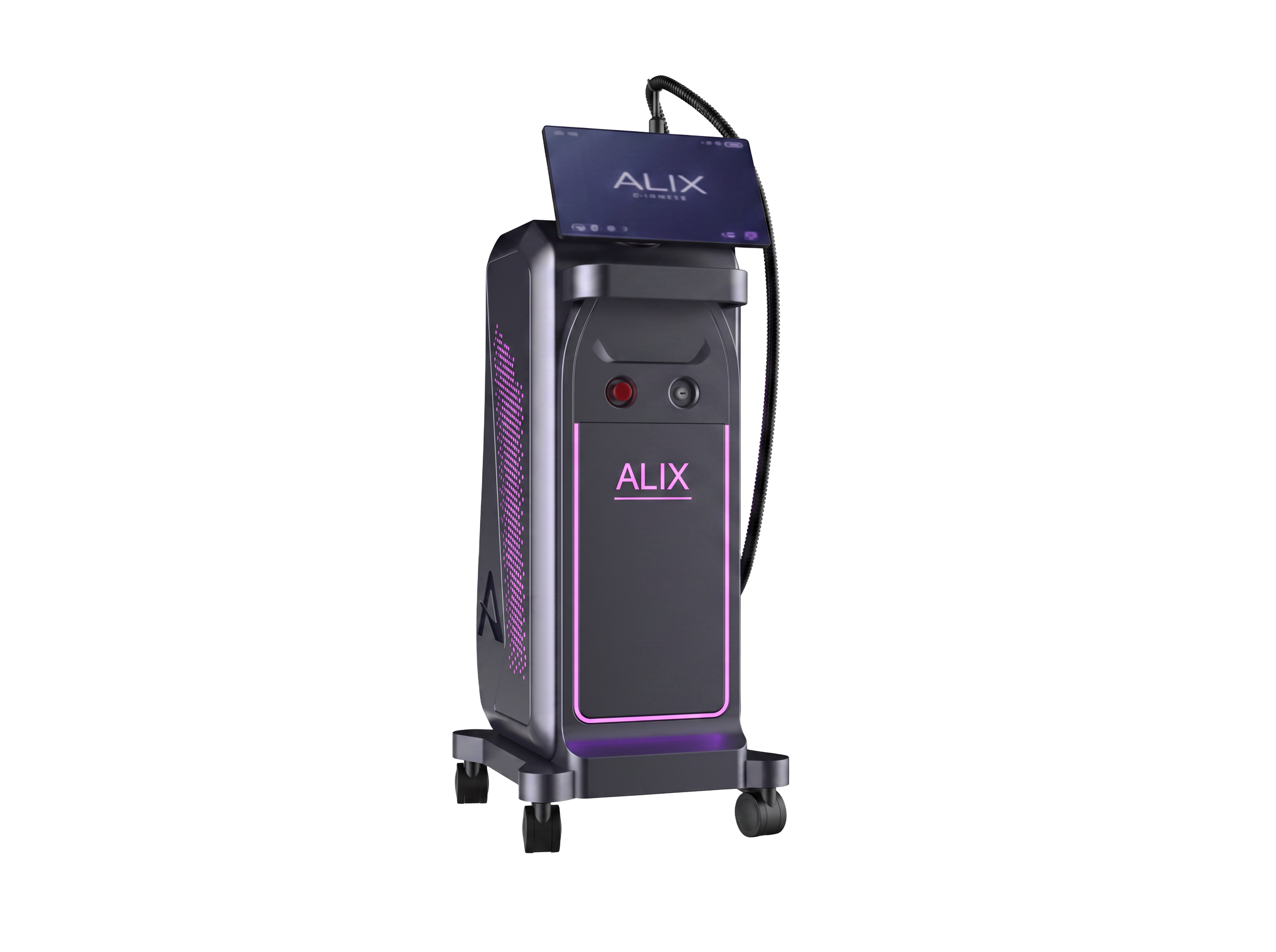 ALIX laser system with touchscreen operator interface